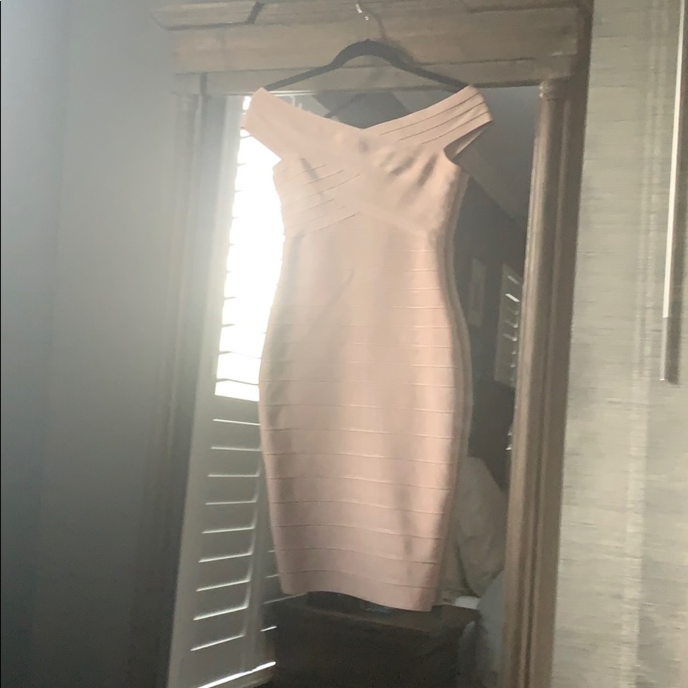 Bandage dress- Blush pink / Nude